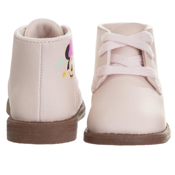 NEW JOSMO BABY GIRLS MINNIE MOUSE WALKING SHOES - LIGHTWEIGHT SYNTHETIC FIRST ST - Picture 4 of 6